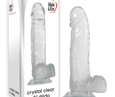 Adam & Eve Crystal Clear 8'' Dildo